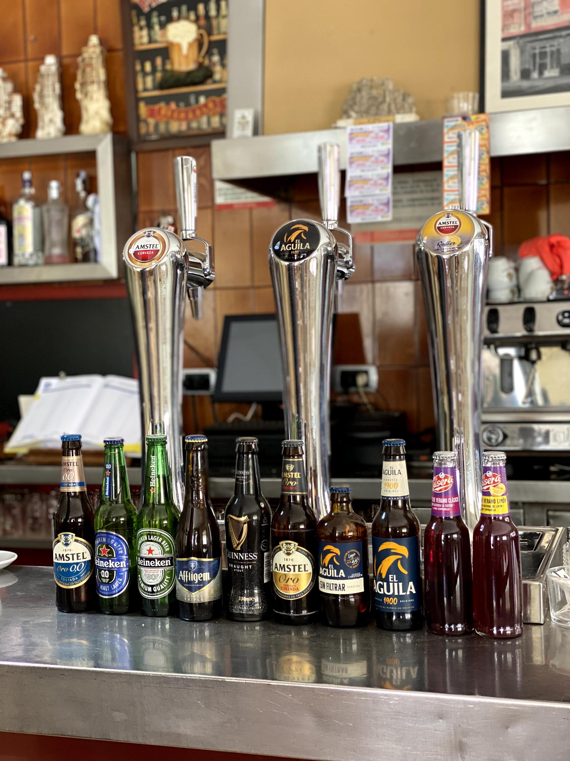 bebidas en restaurante Cañadas castellón
